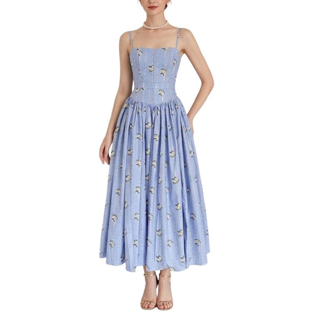 Amanda Royal Womens  Midi Dress